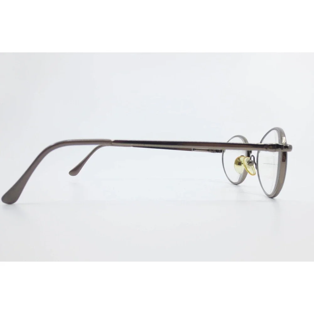 3M AOSafety DT-2 Eyeglasses Brown Marble Oval Metal Frames 50-20 140 Z87-2+